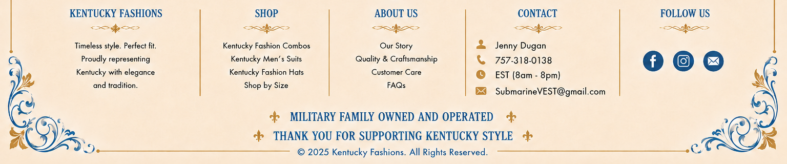 Kentucky Fashions footer artwork