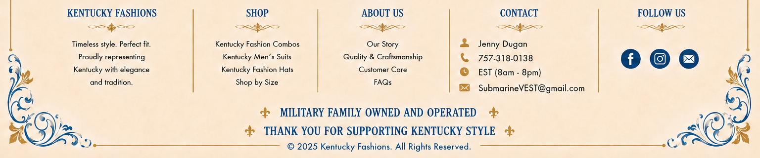 Kentucky Fashions footer artwork