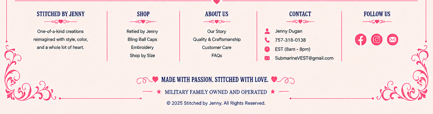 Sew Jenny Shop footer artwork