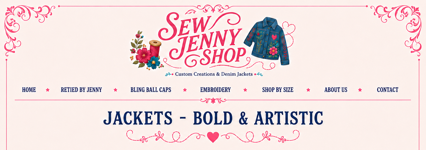 Sew Jenny Shop — Custom Creations and Denim Jackets