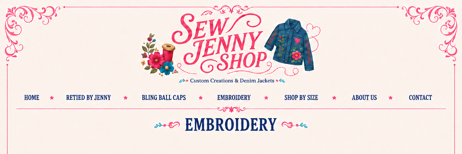 Sew Jenny Shop — Custom Creations and Denim Jackets