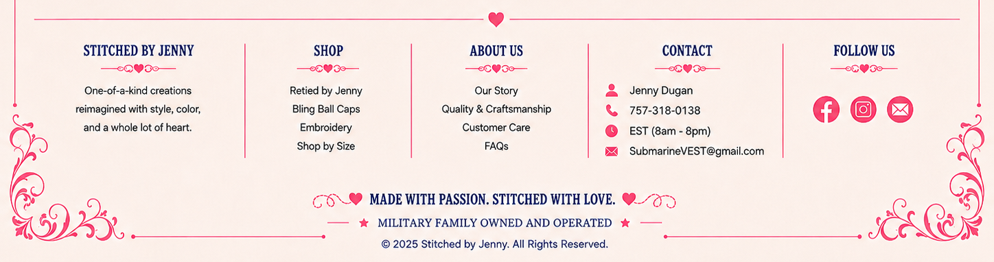 Sew Jenny Shop footer artwork