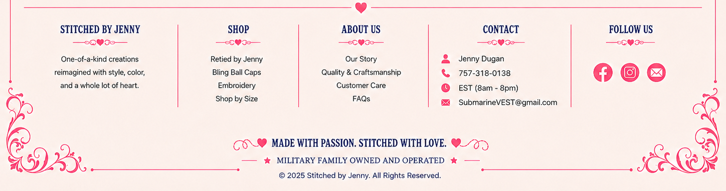 Sew Jenny Shop footer artwork