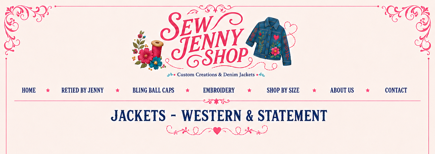 Sew Jenny Shop — Custom Creations and Denim Jackets